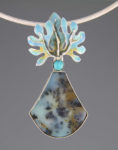 Joanne Conant - Blue Leaf Pendant
